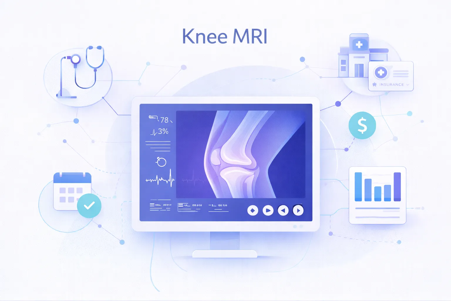 MRI cost comparison showing national average pricing across different body areas